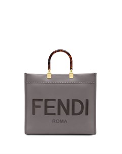 Сумка тоут Sunshine с тисненым логотипом Fendi