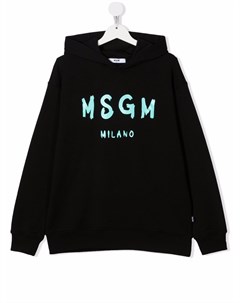 Худи с логотипом Msgm kids