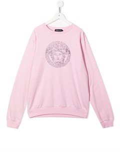 Толстовка с декором Medusa Versace kids