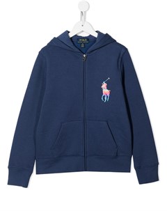 Худи на молнии с вышивкой Polo Pony Ralph lauren kids