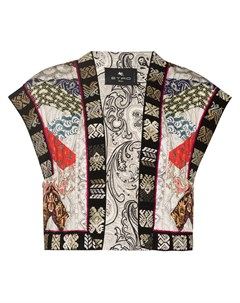 Стеганый укороченный жилет Love Etro