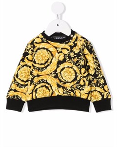 Свитер с узором Baroque Versace kids