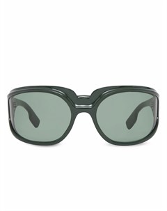 Солнцезащитные очки в овальной оправе Burberry eyewear