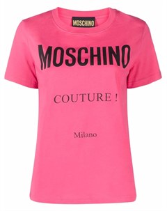 Футболка с логотипом Moschino