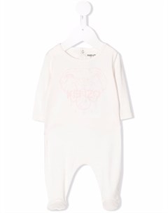 Пижама из органического хлопка с вышивкой Elephant Kenzo kids