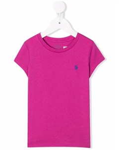 Футболка с вышитым логотипом Ralph lauren kids