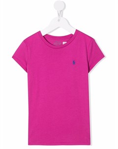 Футболка с вышитым логотипом Ralph lauren kids