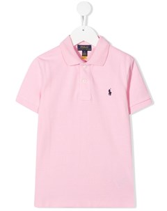 Рубашка поло с вышитым логотипом Ralph lauren kids