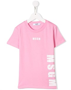 Футболка с логотипом Msgm kids