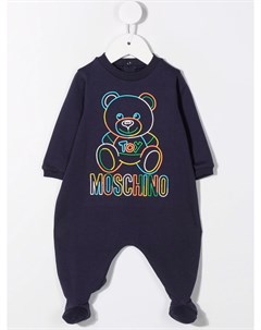 Пижама с вышивкой Teddy Bear Moschino kids