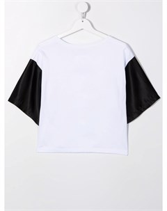 Футболка в стиле колор блок с логотипом Mm6 maison margiela kids