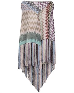 Пончо с узором зигзаг Missoni