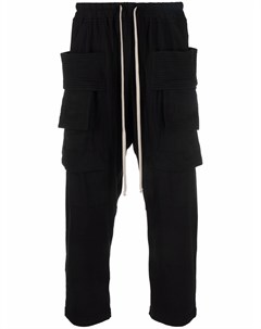 Укороченные спортивные брюки с кулиской Rick owens drkshdw