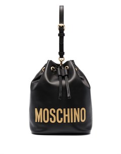 Сумка ведро с логотипом Moschino