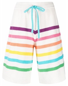 Полосатые шорты из органического хлопка Mira mikati