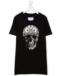 Футболка с принтом Skull Philipp plein junior