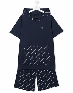 Спортивный костюм с логотипом Emporio armani kids