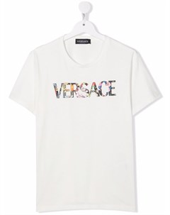 Футболка с логотипом Versace kids