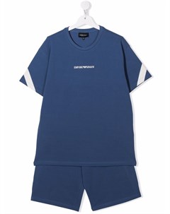 Спортивный костюм с логотипом Emporio armani kids