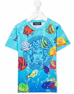 Футболка с принтом Medusa Versace kids