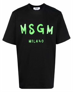 Футболка с логотипом Msgm