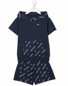 Спортивный костюм с логотипом Emporio armani kids