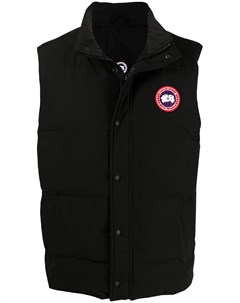 Дутый жилет с нашивкой логотипом Canada goose