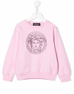 Толстовка с декором Medusa Versace kids