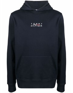 Худи из органического хлопка с логотипом Tommy hilfiger