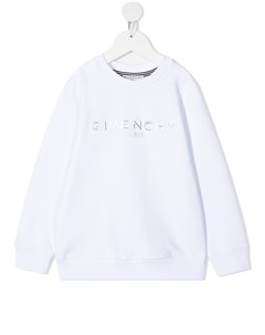 Толстовка с круглым вырезом и логотипом Givenchy kids