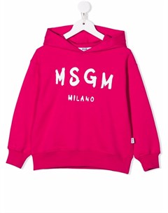 Худи с логотипом Msgm kids