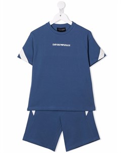 Спортивный костюм с логотипом Emporio armani kids