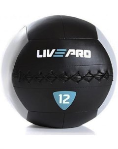 Медицинбол Wall Ball 12 кг черный серый NL LP8100 12 00 00 00 Livepro