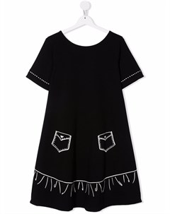 Платье с графичным принтом Emporio armani kids