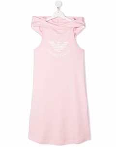 Платье с капюшоном и логотипом Emporio armani kids