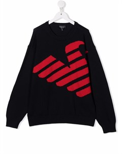 Джемпер с логотипом Emporio armani kids