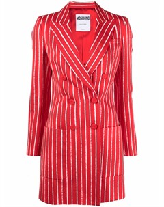 Платье блейзер Pinstripes Twill Moschino