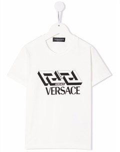 Футболка с логотипом Versace kids