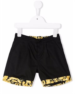 Шорты чинос с принтом Barocco Versace kids