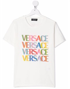 Футболка с логотипом Versace kids