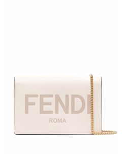 Мини сумка с ремнем цепочкой Fendi