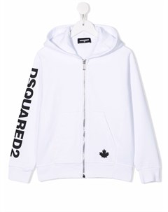 Худи на молнии с логотипом Dsquared2 kids