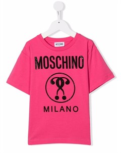 Футболка с логотипом Moschino kids