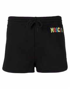 Спортивные шорты с кулиской и логотипом Moschino