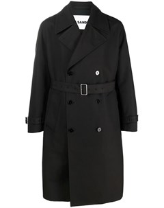 Двубортный тренч Jil sander