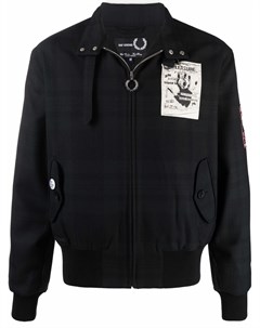 Куртка Harrington в клетку Raf simons x fred perry