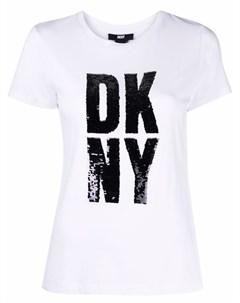 Футболка Sequin Logo Dkny