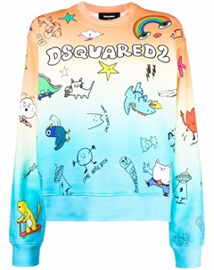 Толстовка с логотипом Dsquared2