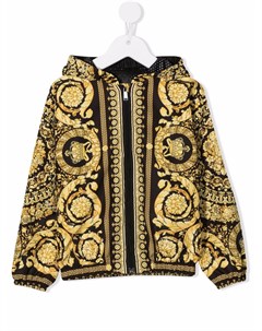 Куртка с принтом Baroque Versace kids