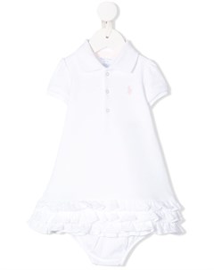 Ярусное платье поло с оборками Ralph lauren kids